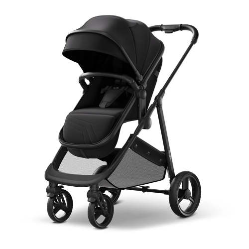 Mompush Wiz 2-In-1 Convertible Baby Stroller - Black