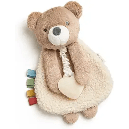 Itzy Ritzy Lovey Including Teether, Teething Relief, 0 Months & Up (Bear)