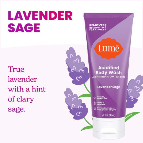 Lume Acidified Body Wash Tube - Lavender Sage - 7 fl oz