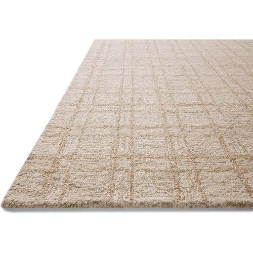 Loloi Chris Loves Julia Polly Collection POL-10 Khaki/Sand 7'-9" x 9'-9" Area Rug
