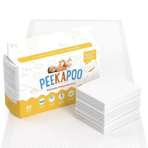 Peekapoo The Original Disposable Baby Changing Pad Liners