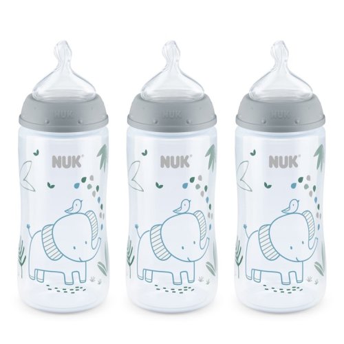 NUK Smooth Flow Anti-Colic Bottle, 10 oz, 3-Pack