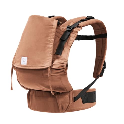 Stokke Limas Carrier Flex, Terracotta (OCS) - Full-Buckle Baby Carrier - Three Carrying Options - Safe for Babies from 1 Month/8.8 lbs to 44.1 lbs