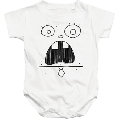 Popfunk Kids SpongeBob SquarePants SpongeBob Doogle Face Unisex Infant Snap Suit for Baby