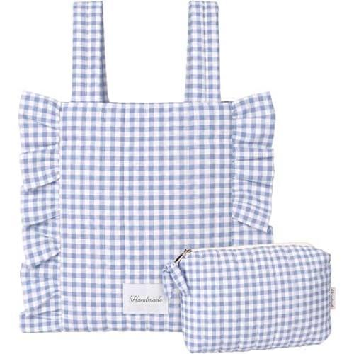 Amazon.com: Abbylike Plaid Stroller Bag Stroller Organizer