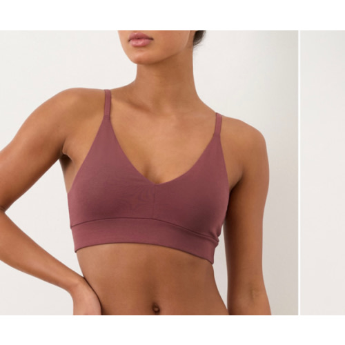 PACT Women's plum Pink Everyday Classic T-Shirt Bra small