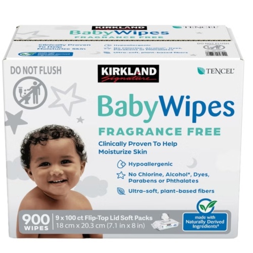 Kirkland Signature Baby Wipes Fragrance Free