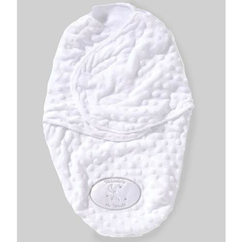 Little Me Babys Wearable Blanket Welcome to the World White