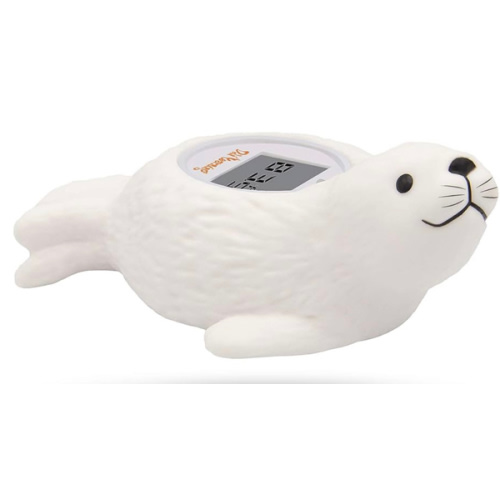 Doli Yearning Upgrade Baby Bath Thermometer Room Temperature| Water Thermometer|Kids' Bathroom Safety Products| Baby Bath(Seal Shape)℃/℉, LCD