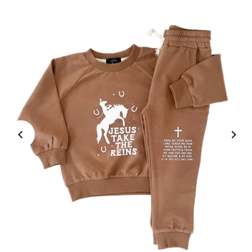 Jesus Take the Reins Sweatsuit