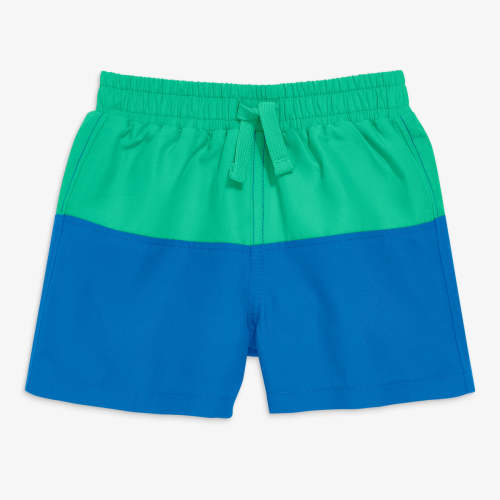 Baby swim trunk in color blocking