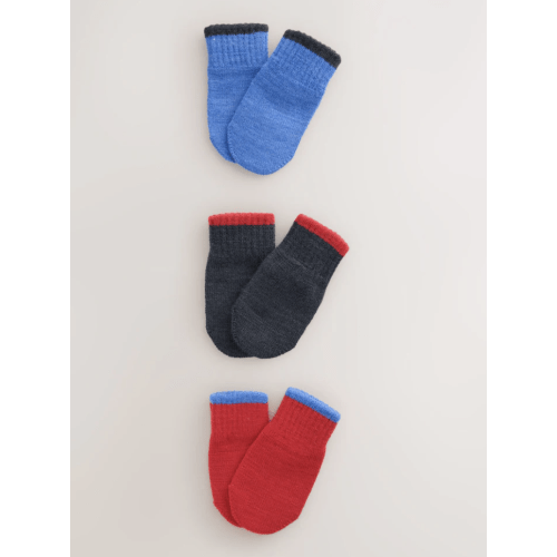 Red/Blue Magic Mitts Gloves 3 Pack (3mths-6yrs)