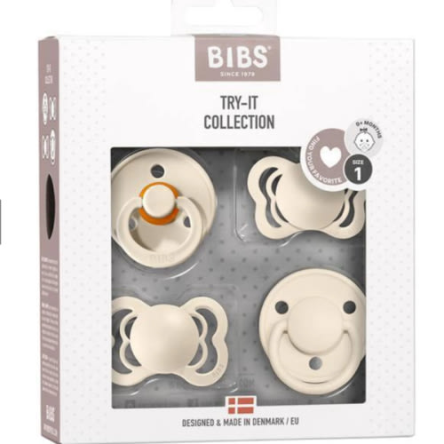BIBS Try-It Collection - 4pk - Size 1 - Ivory