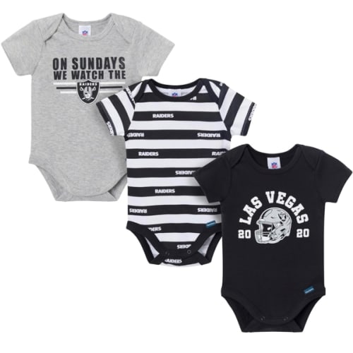 Gerber NFL Baby Boys 3-Pack Onesie Bodysuit
