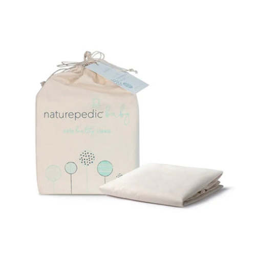 Organic Cotton Waterproof Fitted Crib Mattress Pad