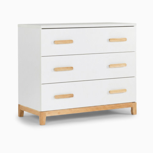 dadada Lala Little 3-Drawer Dresser - White/Natural