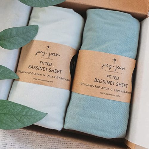 Amazon.com: Bassinet Fitted Sheets for Halo Bassinest Swivel Sleeper Mattress – Snuggly Soft 100% Jersey Cotton – 2 Pack – Light + Dark Sage Green – 2 Pack : Baby