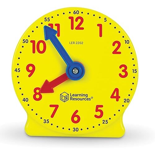 Learning Resources Big Time Mini Clock, Teaching Clock, Classroom Accessories, Ages 5and UP