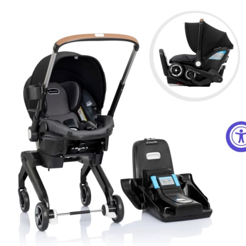 Shyft DualRide Infant Car Seat Stroller Combo with Carryall Storage