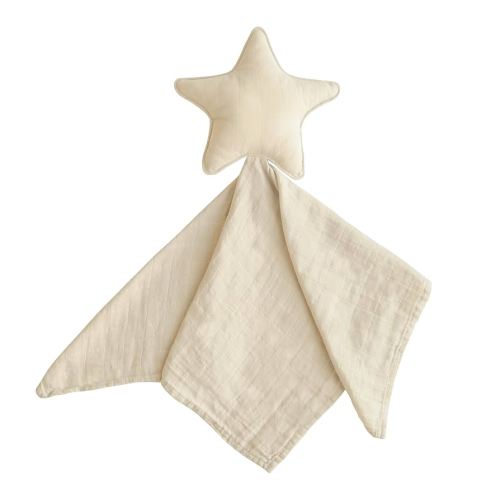 Amazon.com: mushie Star Security Blanket | Baby Lovey | 100% Organic Muslin Cotton (Fall Yellow) : Baby