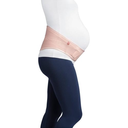 JOBST Maternity Support Belt, Adjustable Abdominal and Back Pregnancy Support, Rose, Large