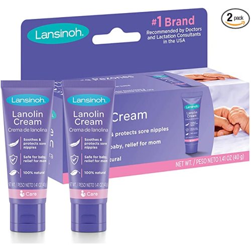 Lansinoh Lanolin Nipple Cream for Breastfeeding, 2.82 Ounces - 1.41 Ounce (Pack of 2)