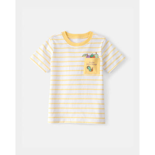 Toddler The Very Hungry Caterpillar™ Striped Pocket Tee - Yellow/White | Carter's