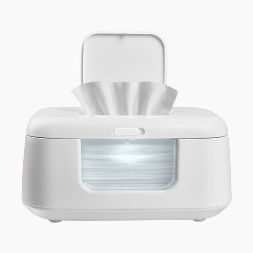Jool Baby TinyBums Baby Wipe Warmer & Dispenser with LED Changing Light - White