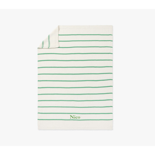 Breton Stripe Baby Blanket