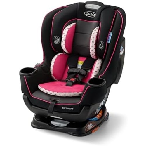 Graco Extend2Fit 2-in-1 Convertible Car Seat, Kenzie
