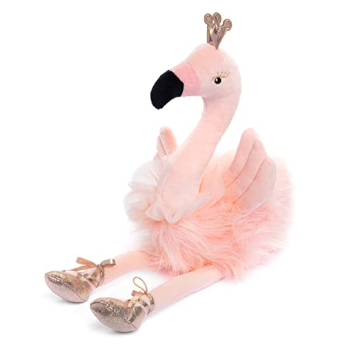 Ballerina Flamingo Stuffed Animal – 16.5” Plush Pink Flamingo with Tutu – Cute Ballet Gift for Girls
