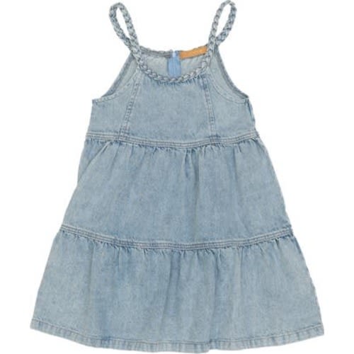 Tiered Denim Dress
