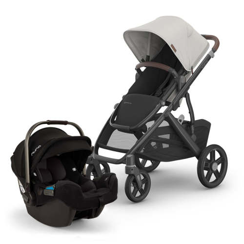 Vista V3 Stroller + Nuna PIPA Series Travel System - Savannah / PIPA rx / Caviar