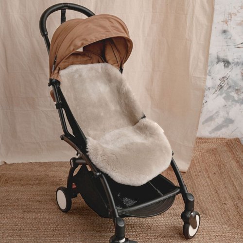 Sheepskin Pram Style Liner - Latte Shorn Hair – Baa Baby