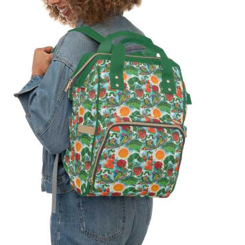 Hungry Caterpillar Diaper Bag, Classic Book Baby Bag, Multifunctional Diaper Backpack, Baby Shower Gift, New Mom Gift