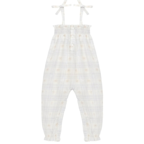 Organic Cotton Mirabel Jumpsuit - Marguerite Egret – Jamie Kay USA