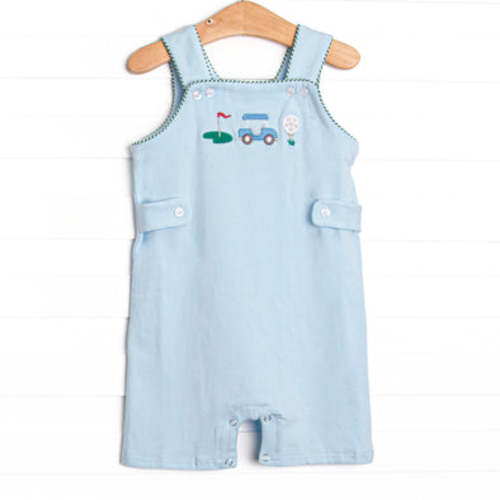 Putterly Adorable Applique Jon Jon, Blue and Green – Stitchy Fish