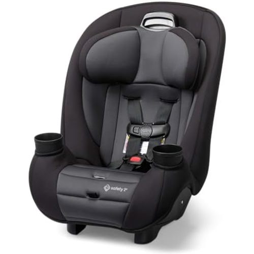 Safety 1st Ellaris 3-in-1 Convertible Car Seat, Slim Fit Design, Rear & Forward-Facing, 5-Position Headrest, Travel-Friendly with Machine-Washable Seat Pad, Smokey Haze