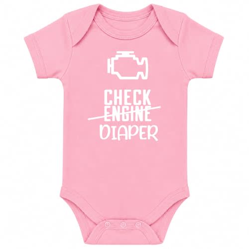 CBTwear Check Engine Funny Baby Bodysuit Infant Outfit