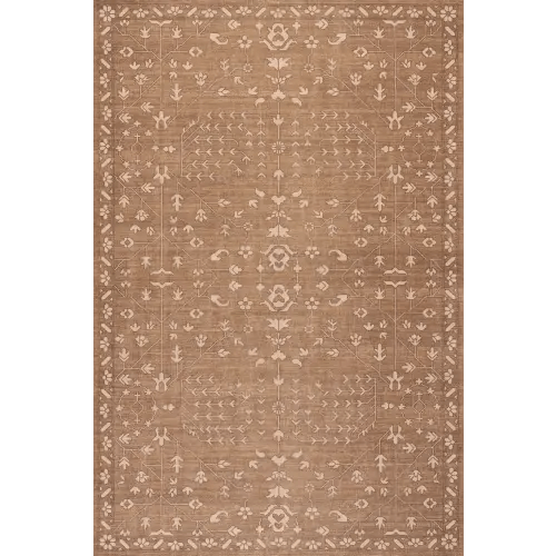 Gretel Wool and Cotton Rug | Light Brown