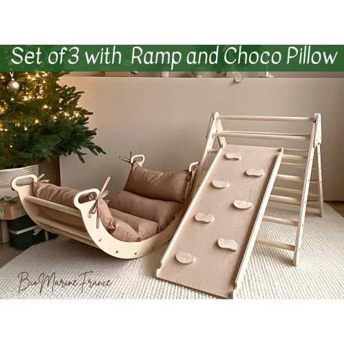 Montessori Climbing Arch with Pillow, Toddler Climb Arch with Pillow, Kletterbogen mit Kissen, Montessori Rocker Arch, Climb Arch+Cushion