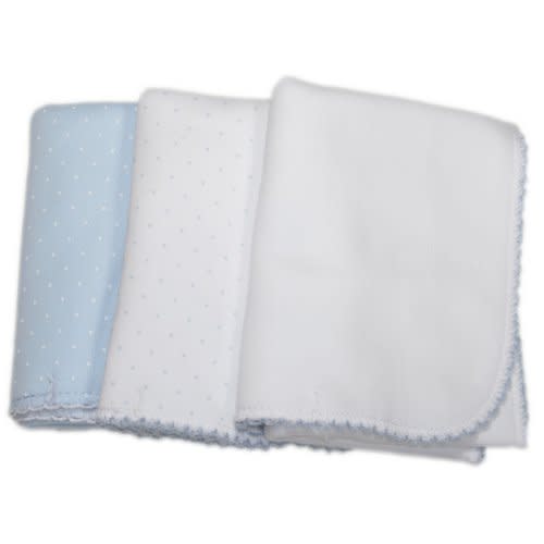 Kissy Kissy Baby Sets Dots Three Pack Of Burp Pads