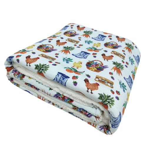 Homestead Harvest Fuzzy Bamboo Blanket