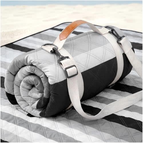 Genovega Waterproof Beach Blanket Picnic Outdoor Mat Rug Parents Papa Stepdad Pappy Poppy Pawpaw Grandpa Who Want Nothing Everything Bride in Law Daughter Son Father Happy Birthday Ideal