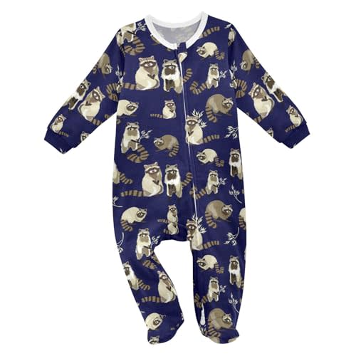 vvfelixl Flying Corgi Dog Baby Sleepers For Girl Boys Newborn Baby Play One-Piece Footies For 0-24 Months White