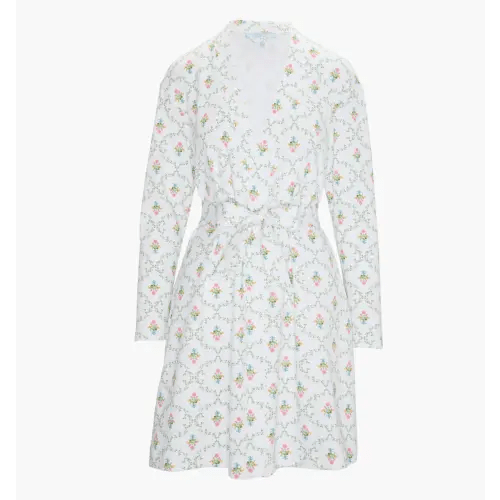 The Ivory Robe - Pastel Trellis - Hill House Home