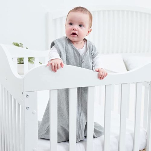 Yoofoss Baby Sleep Sack 0-3 Months 100% Cotton 0.5 TOG Baby Sleeping Bag 2-Way Zipper Toddler Wearable Blankets 3 Pack Breathable Lightweight (X-Small) - Multicolor