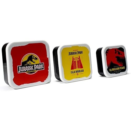Jurassic Park - Set of Three Snack Boxes