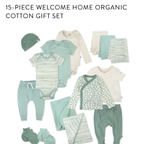 New born 15-Piece WELCOME HOME Organic Cotton Gift Set | Honest Baby Clothing