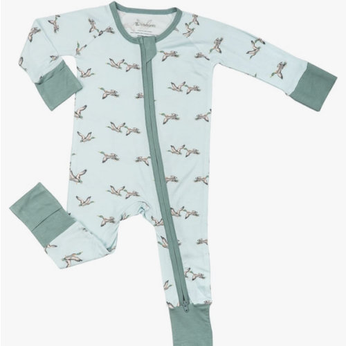 LollyBanks Baby Pajamas, Long Sleeve Baby Romper with 2-Way Zipper, 95% Viscose from Bamboo and 5% Spandex, Infant Sleepers